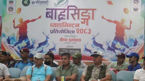 बाह्रसिङ्गा ब्याडमिन्टनको उपाधि बम र बोहरालाई