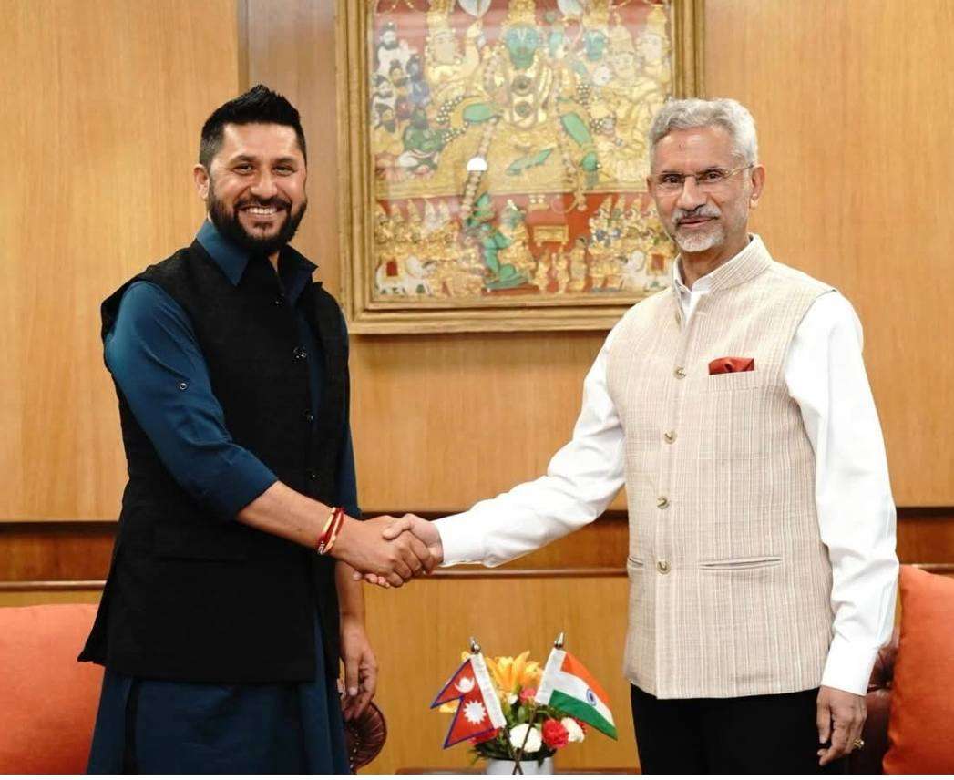 रवि लामिछाने र भारतीय विदेशमन्त्रीबीच भेटवार्ता