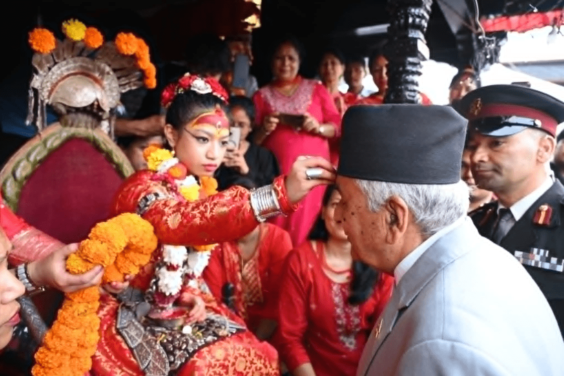 जावलाखेलमा देखाइयो रातो मच्छिन्द्रनाथको भोटो