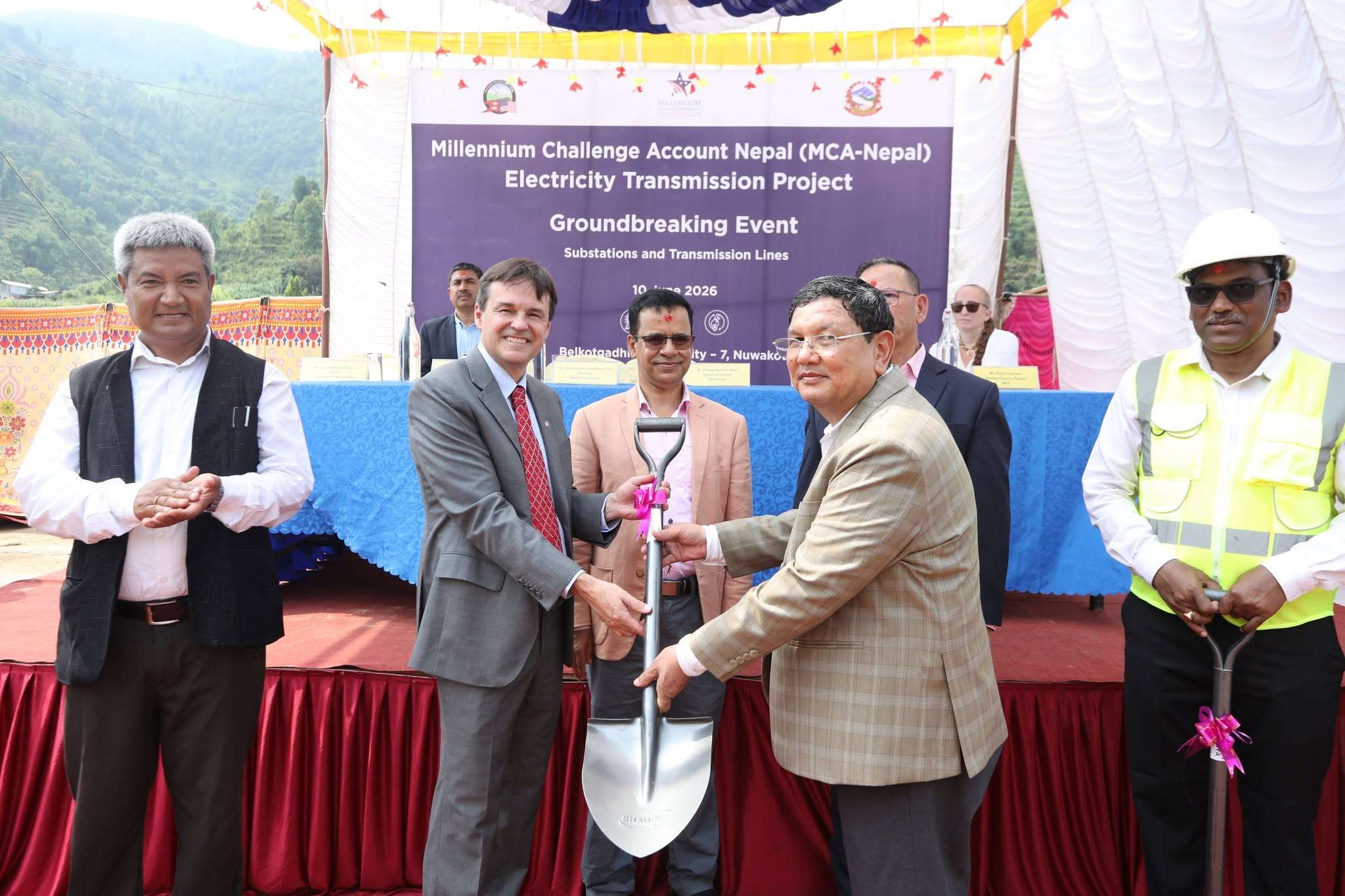 नुवाकोटको रातमाटेमा एमसिए–नेपालद्वारा नयाँ सबस्टेशन र २९७ किलोमिटरको प्रसारण लाइन निर्माण सुरु
