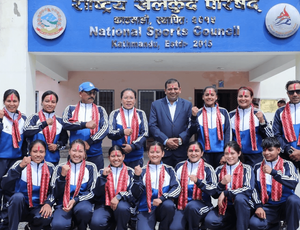महिला कबड्डी टोलीले भारतमा अभ्यास गर्ने