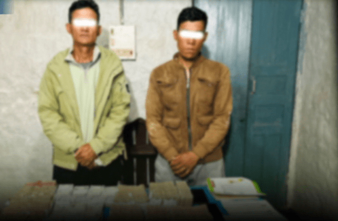 डोल्पामा स्रोत नखुलेको ५६ लाख रुपैयाँसहित दुई जना पक्राउ