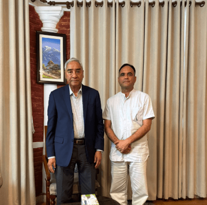 पार्टीभित्रको विवाद तत्काल संवाद र सहमतिबाट समाधान गर्न देउवालाई नेता महरको सुझाव
