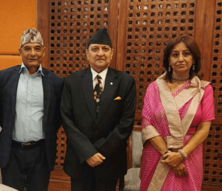 धवलशम्शेर राणा र पूर्वराजाबीच भेटवार्ता