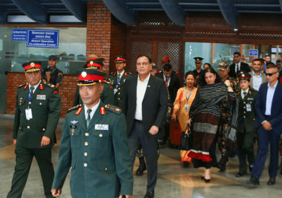 नेपाली सेनाको मानार्थ महारथीको दर्जा ग्रहण गर्न भारतीय सेना प्रमुख काठमाडौँमा