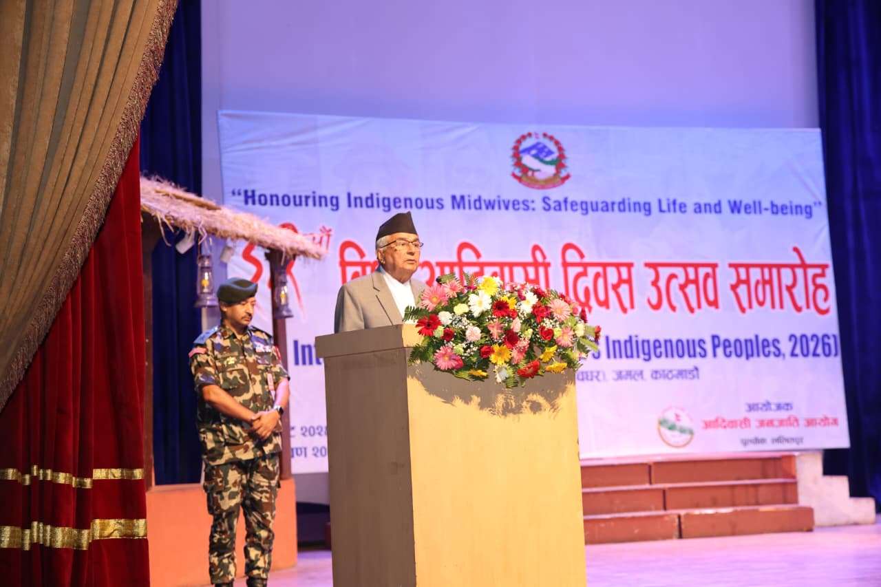 आदिवासी जनजातिहरूको विशिष्ट पहिचान र संस्कृति नेपालको राष्ट्रिय गौरव हो : राष्ट्रपति पौडेल