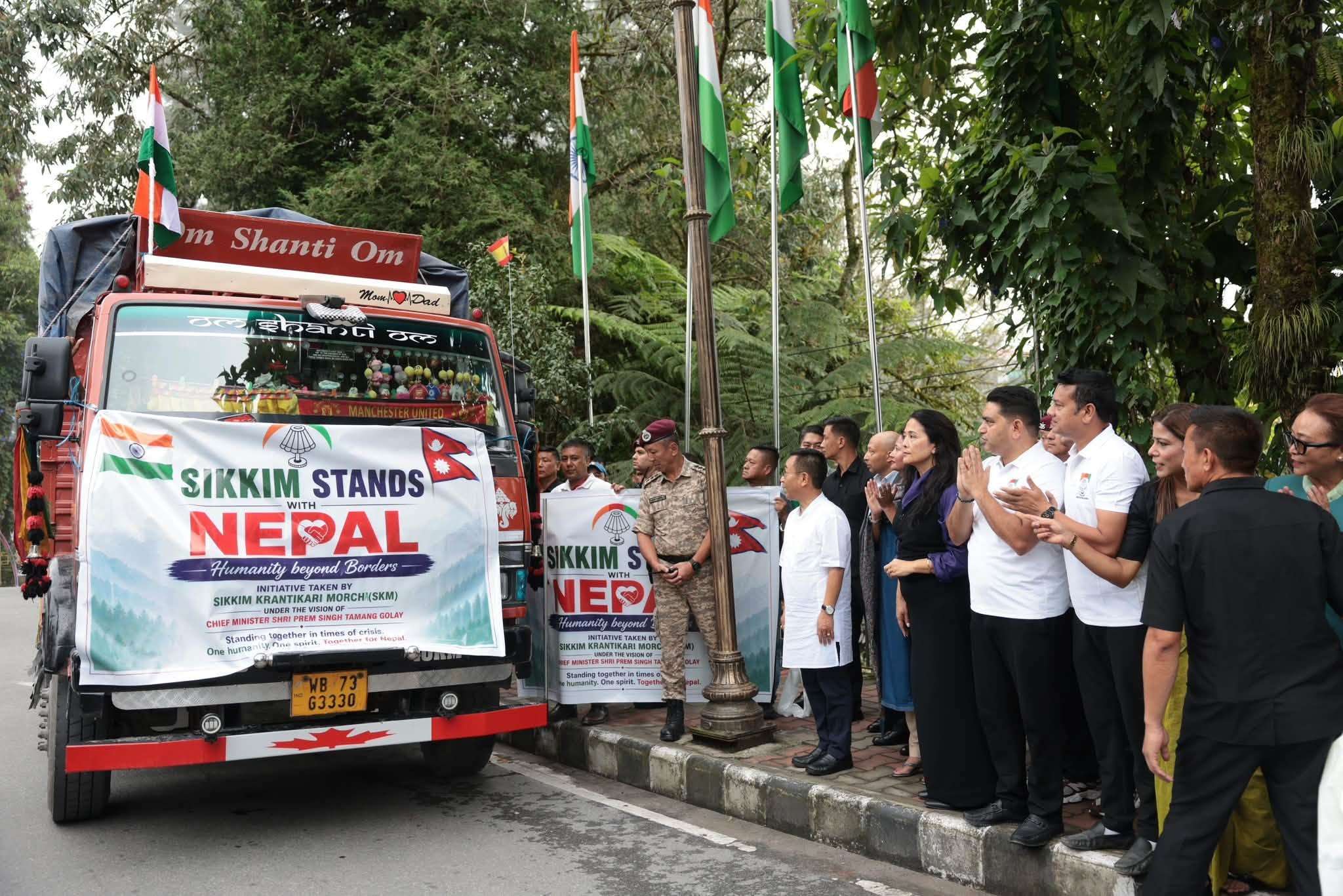 नेपालका बाढी प्रभावितका लागि सिक्किम सरकारको सहयोग
