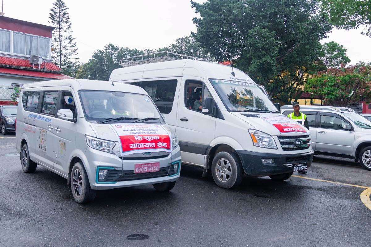 विदुरदेखि काठमाडौँसम्म अलपत्र यात्रुका लागि निःशुल्क यातायात